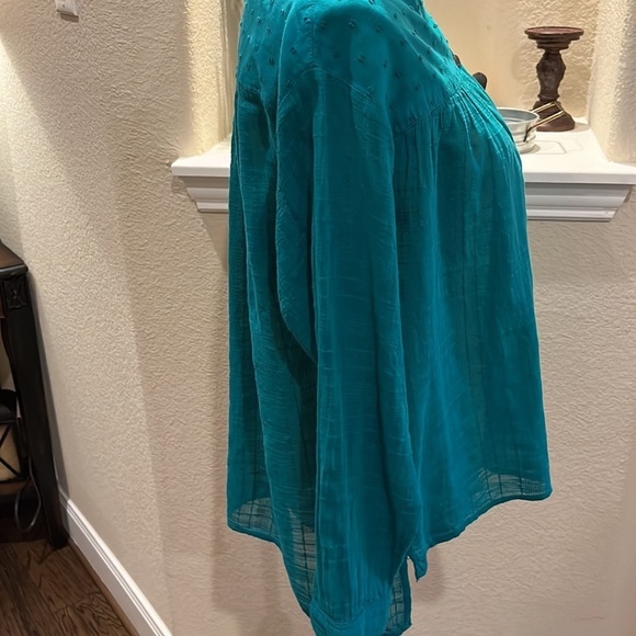 Pilcro and the Letterpress Anthropologie Button Down Blouse Size XS - Picture 7 of 16